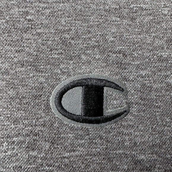 Champion Men's Gray Black Colorblock Quarter Zip Pullover Sweatshirt Size 2XL - Picture 8 of 13